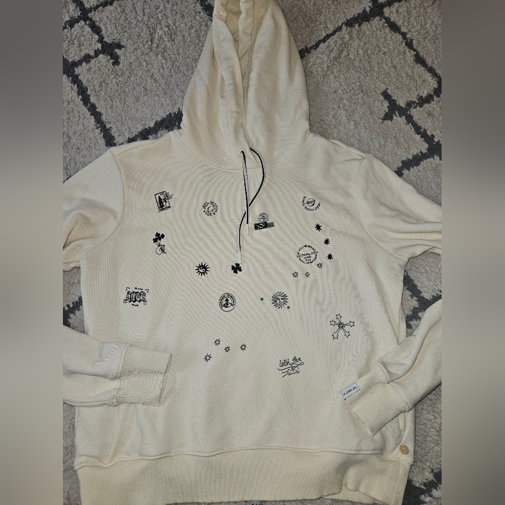 Scotch & Soda Graphic Hooded Sweatshirt Small - Picture 3 of 7
